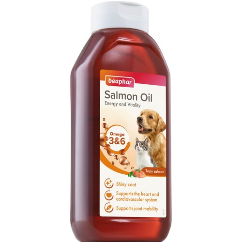 Beaphar salmon oil 430ml Slike