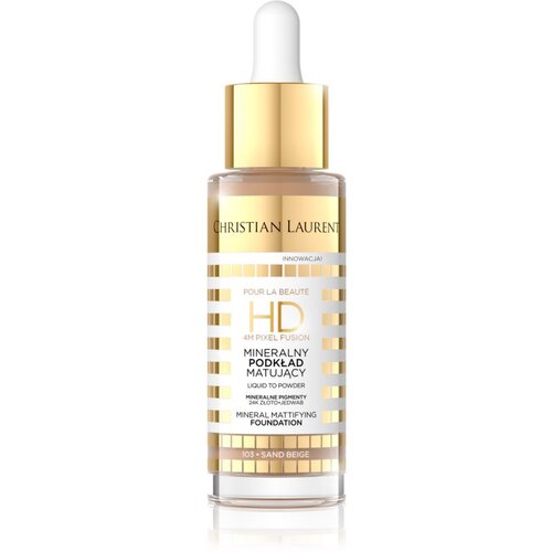 Christian Laurent Pour La Beauté dolgoobstojni matirajoči tekoči puder odtenek 103 Sand Beige 32 ml Cene
