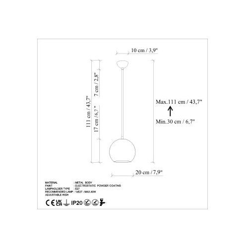Opviq Luster Orbıt 20 16300 C Slike