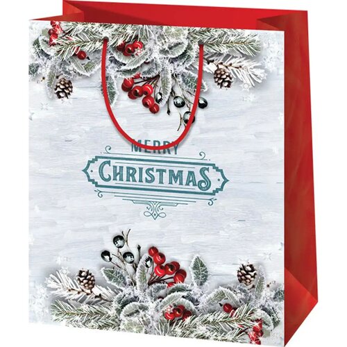 Cardex Merry Christmas srednje velika darilna vrečka 18x23x10cm Cene