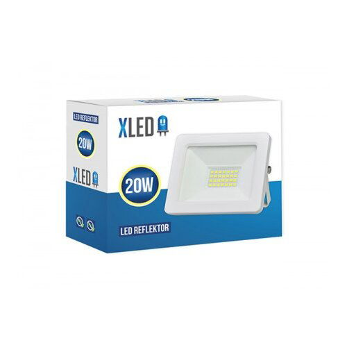 Xled led reflektor 20W,6500K,1600Lm,IP 65, AC220-240V, beli ( 20w white ) 20w white Slike