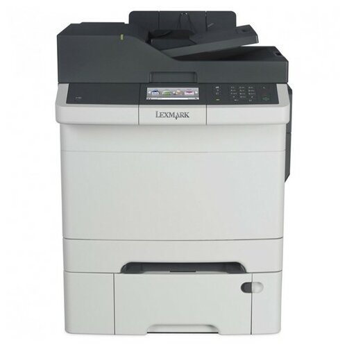 Lexmark CX410dte, color, print/scan/copy/fax, A4, 1200dpi, 30/30ppm, Duplex, ADF, touch 4.3 LCD, USB/LAN all-in-one štampač Slike