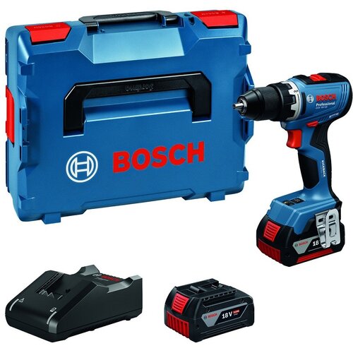 Bosch gsr 18V-65, 2x5Ah baterija + brzi punjač + l-boxx 136, akumulatorska bušilica-odvrtač Cene