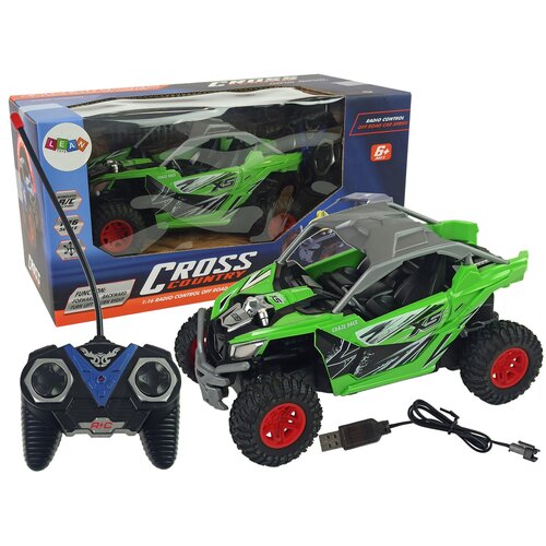 Buggy na daljinsko upravljanje Cross Country Terrain Car 27 MHz - zeleni Cijene