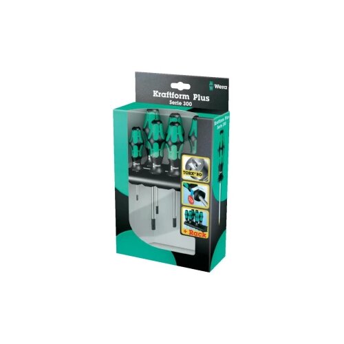 Wera 367/6 TORX BO Kraftform screwdriver set + Rack Slike
