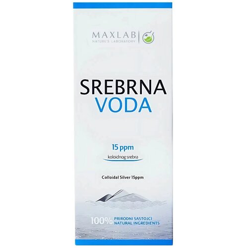 Maxlab koloidna srebrna voda, 15 ppm, 500ml Cene