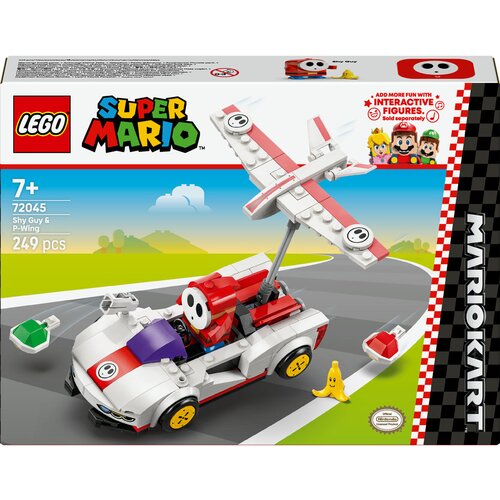 Lego LEGO&amp;reg; Super Mario&amp;trade; - Mario Kart&amp;trade; &amp;ndash; Shy Guy i P-Wing (72045) Slike