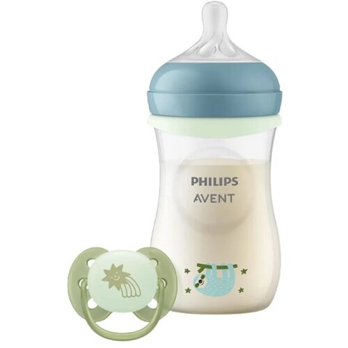 Avent set Natural Response fla&amp;scaron;ica i varalica za bebe Slike