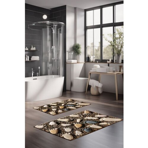  CT-5196 multicolor bathmat set (2 pieces) Cene