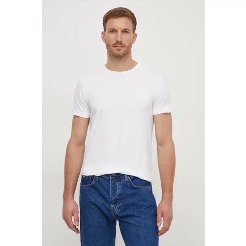 Calvin Klein Kratka majica moški, bela barva