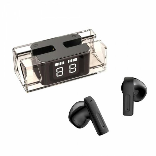 slušalice bluetooth airpods E90 crne Slike