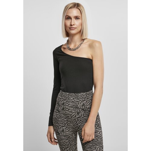 UC Ladies Women's Organic Asymmetrical Single Sleeve Body Black Cijene