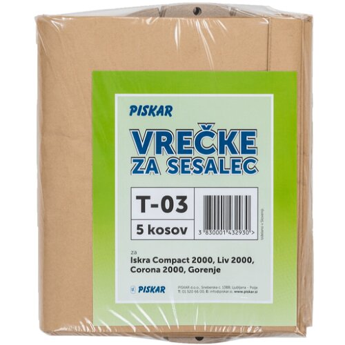 PISKAR Vrečke za sesalec (5 kos) Slike