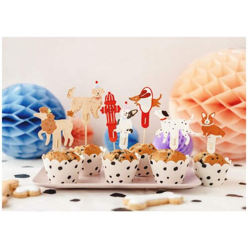 PARTY DECO topper za torto kuža, 7-9,5 cm Cene