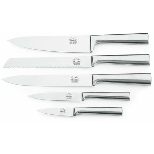 Jean Dubost set od 5 kuhinjskih noževa sa stalkom od bambusa