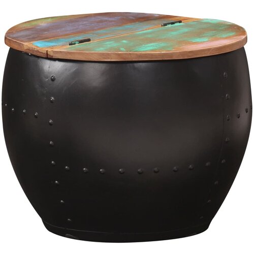 VidaXL Klubska mizica 53x43 cm trden predelan les Slike