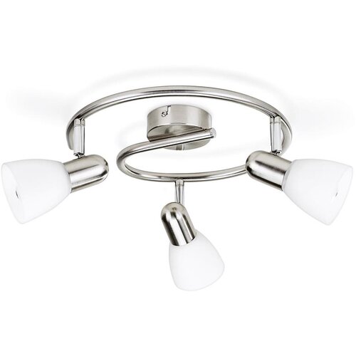 Philips Massive 50233/17/E7 - Reflektorska plafonska lampa BURLAP 3xE14/40W matni hrom Cene