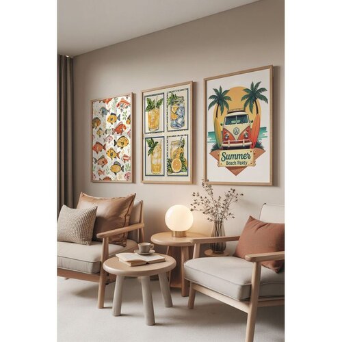 WALLXPERT &Ccedil;-300843 - 5070 Vi&scaron;enamenski set dekorativnih slika (3 komada) Cene