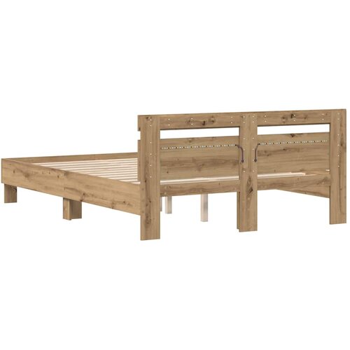 Krevetna konstrukcija Umjetnički hrast 150 x 200 cm Slike