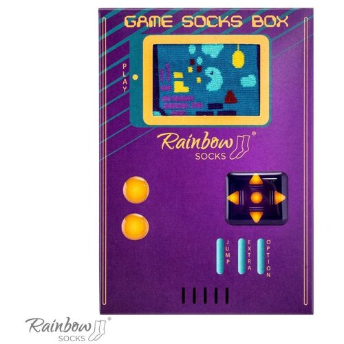 ZOOKSY/RAINBOW SOCKS Rainbow Socks For Fans Of Console Games 2 Pairs Cene