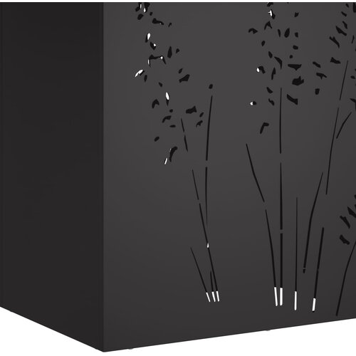  Vrtna saksija 2 kom. Crna 50 x 30 x 75 cm Čelična vrata Slike