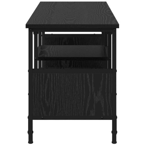  ormar Crni hrast 100 x 35 x 45 cm Obrađeno drvo i čelik Slike