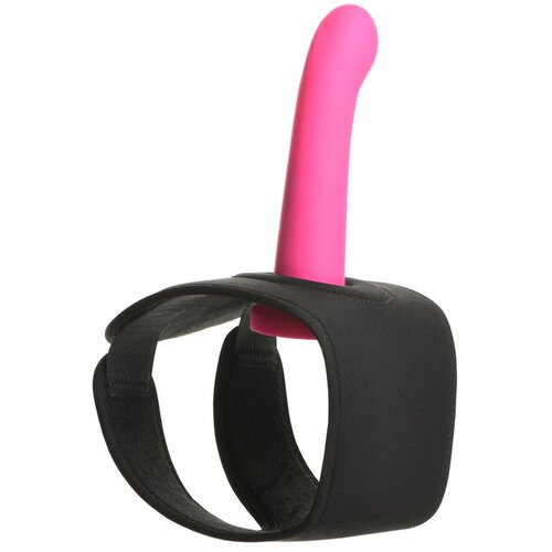 Bedroom Bliss Thigh Strap-On Harness - Black Cene