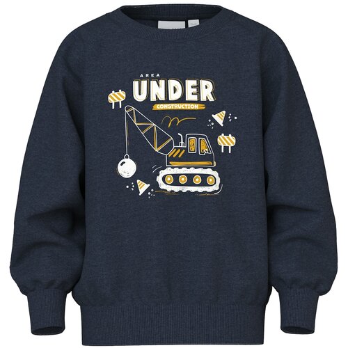 Name it Sweater majica &amp;#039;NMMVION&amp;#039; mornarsko plava / sepija / bijela Slike