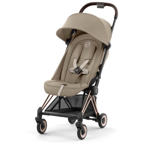 Cybex ki&amp;scaron;obran kolica Coya Platinum rosegold cozy beige, beige 522005183 Slike