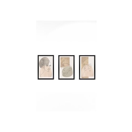 WALLXPERT set 3 dekorativne slike Artsycllct26 Cene