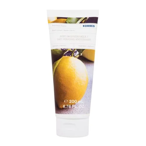 Korres Basil Lemon Smoothing Body Milk vlažilen losjon za telo za mehkejšo kožo 200 ml za ženske