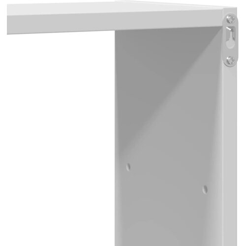  Zidna polica bijela 96x18x60 cm od konstruiranog drva Slike