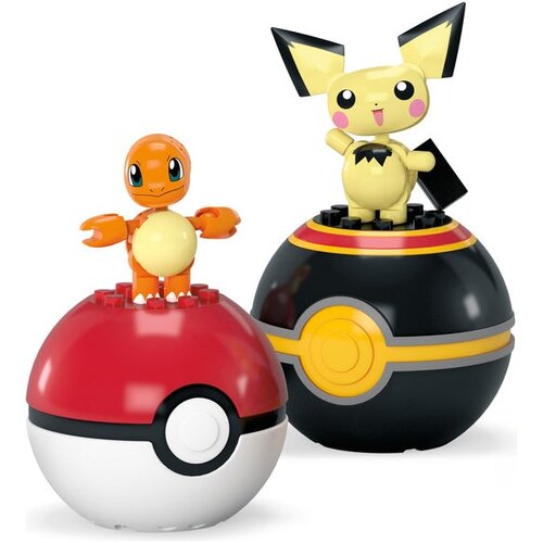 Pokemon Mattel Mega - Charmander & Pichu Pokeballs (HXP13), (22101910) Cene