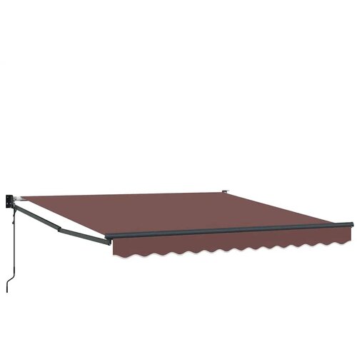 Tenda na automatsko uvlačenje smeđa 300 x 250 cm Slike