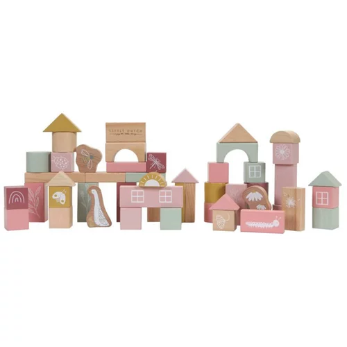 Little dutch lesene kocke hiške pink