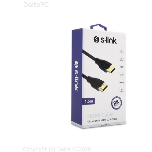 SLINK SL-H8K02 HDMI na HDMI kablo 1.5m v2.1 Slike