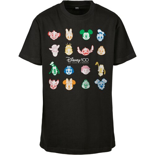 Mister Tee Disney 100 Faces Tee Kids T-Shirt Black Slike