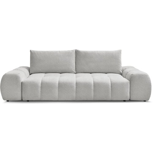 Bobochic Paris Svijetlo siva sofa od šenila 278 cm Everest – Cene