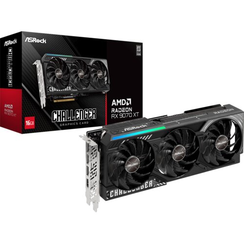 AsRock VGA RX 9070 XT CL16GB GDDR6, 256bit, 3xDP, HDMI Cijene