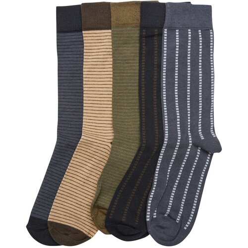 Urban Classics Accessoires Stripes and Dots Socks - 5-Pack Cene