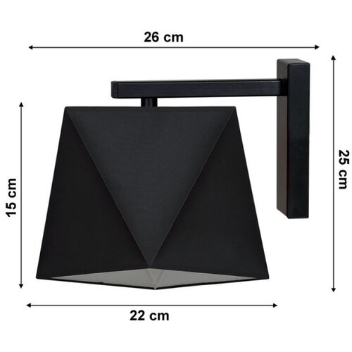  Zidna svetiljka DIAMENT 1xE27/60W/230V Slike