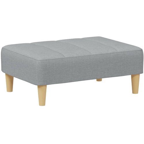  Tabure svjetlosivi 77x55x31 cm od tkanine Siva Slike