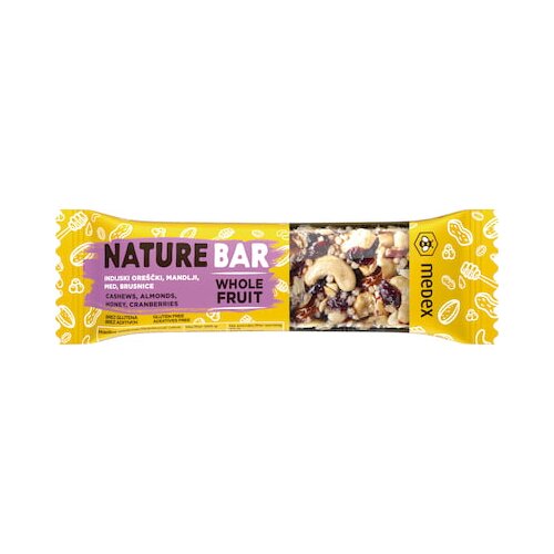 Medex Nature bar - ploščica - Brusnica Cene