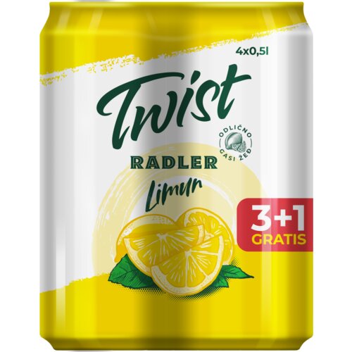 Lav twist limun pivo 3+1 gratis 4x500ml limenka Cene