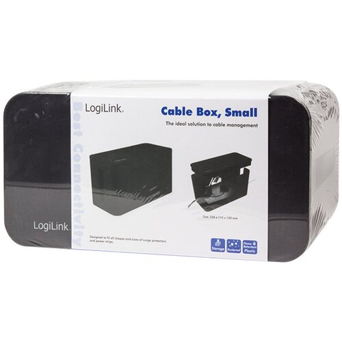 Logilink KAB0060 kućište za kablove 115 x 235 x 120 plastika crna 1 St. Cijene