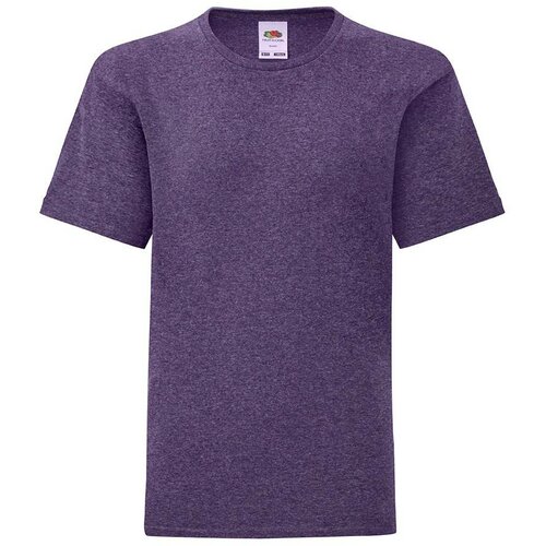 Fruit Of The Loom Purple children's t-shirt in combed cotton Slike