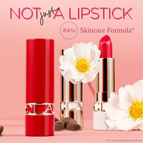 Clarins Joli Rouge Shine svjetlucavi ruž za usne s hidratantnim učinkom nijansa 744S 3,5 g Slike