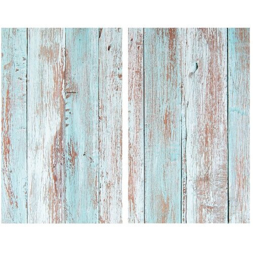 Allstar Poklopci za štednjake od kaljenog stakla u setu od 2 kom 52x30 cm Blue Wood - Cijene