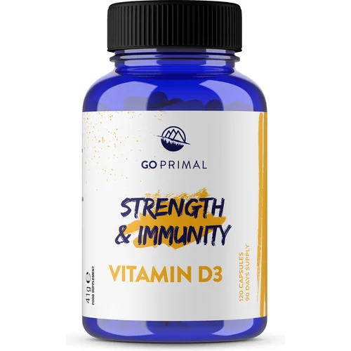 GoPrimal Vitamin D3 - 120 Gel-kapsule