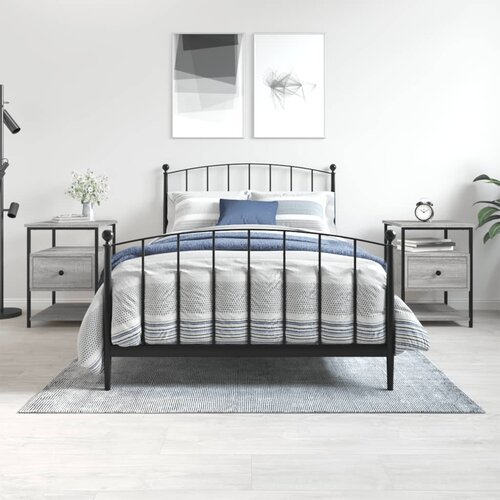 vidaXL Noćni ormarići 2 kom boja hrasta 40x42x56 cm konstruirano drvo Cijene
